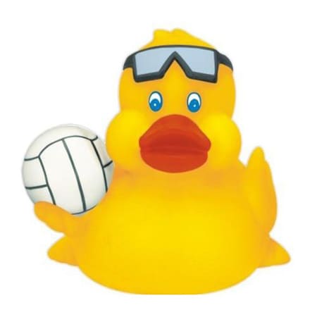 Powerplay Volleyball Rubber Duck Toy PO1189024